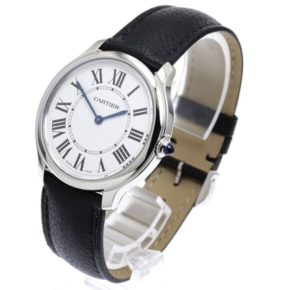 CARTIER Rondemast de Cartier 36MM WSRN0031 Silver Dial Quartz Boy's Watch - Picture 1 of 12